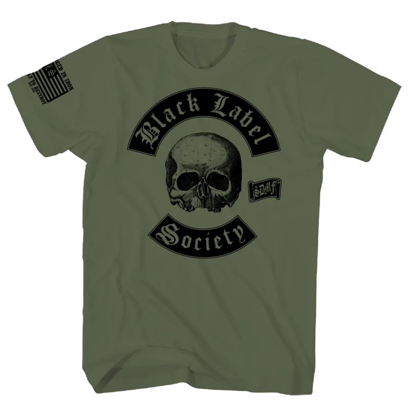 BLACK LABEL SOCIETY GREEN FLAG F/B green