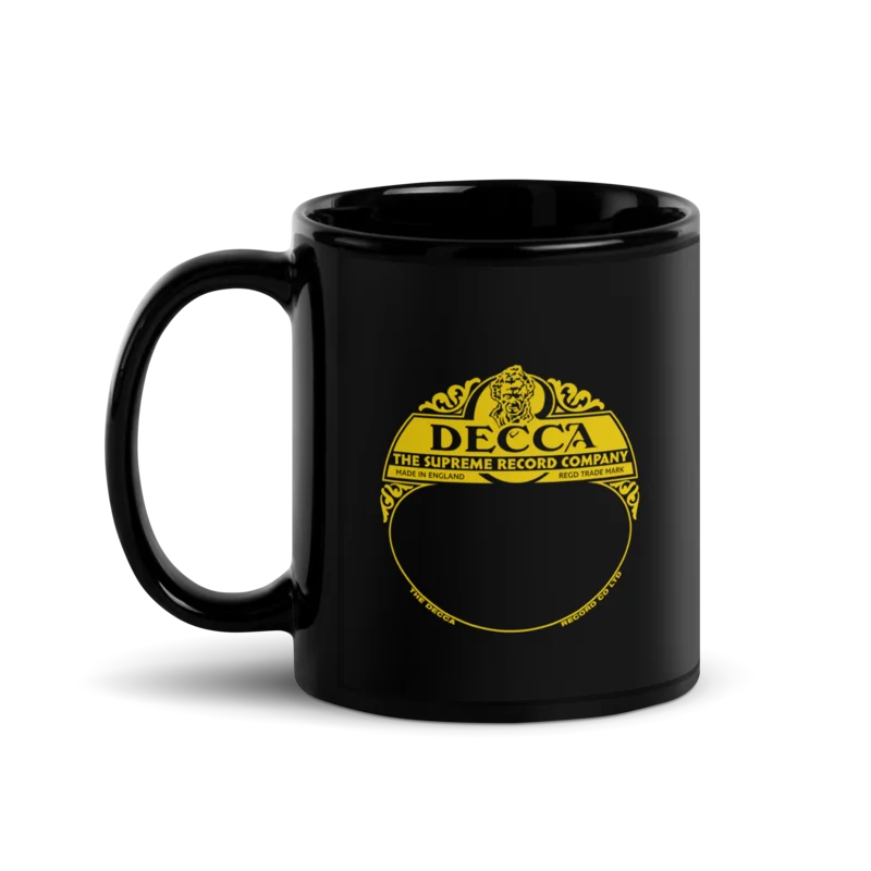 Black Supreme Decca Mug