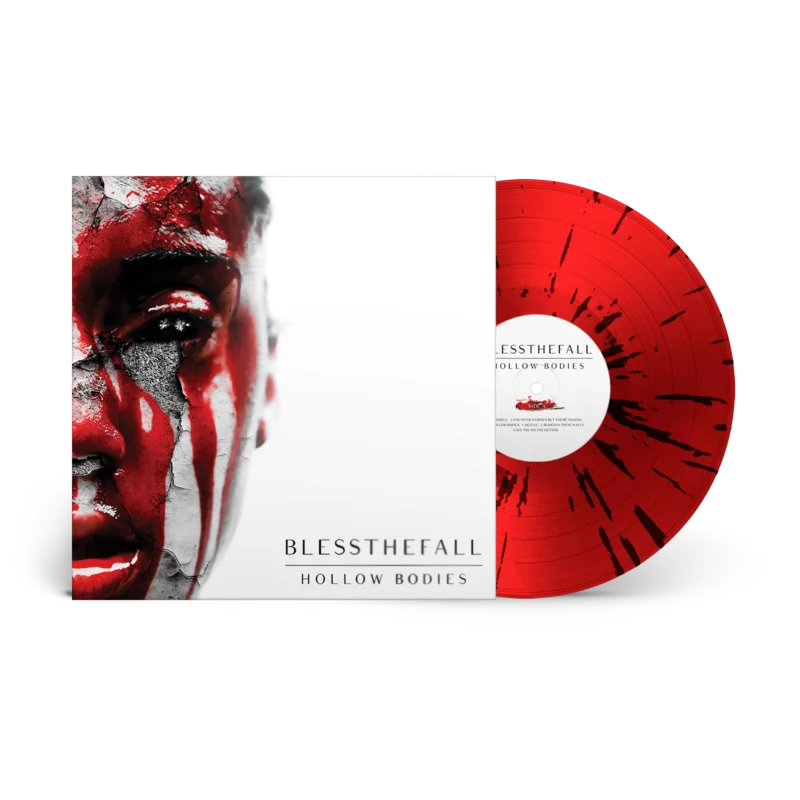 BLESSTHEFALL HOLLOW BODIES 10TH ANNIVERSARY LP - LTD. 500 - RED/BLACK