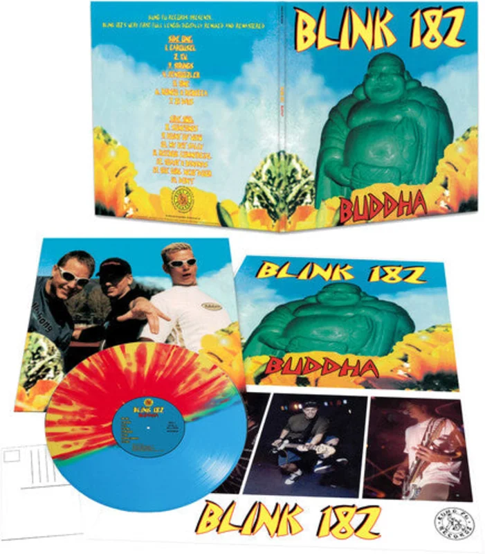 BLINK-182 'BUDDHA' LP (Limited, Blue/Red/Yellow Splatter Vinyl)