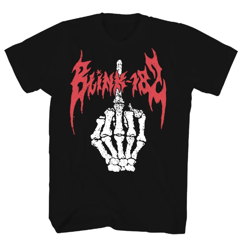 BLINK 182 MIDDLE FINGER black