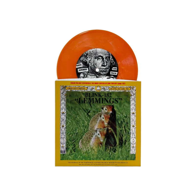 BLINK 182/SWINDLE LEMMINGS SPLIT 7 (Exclusive  Limited to 250, Orange Swirl Vinyl)