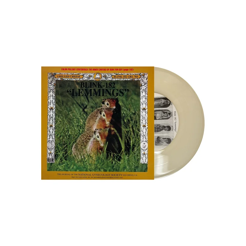 BLINK 182/SWINDLE LEMMINGS SPLIT 7 (Glow-in-the-dark Vinyl)