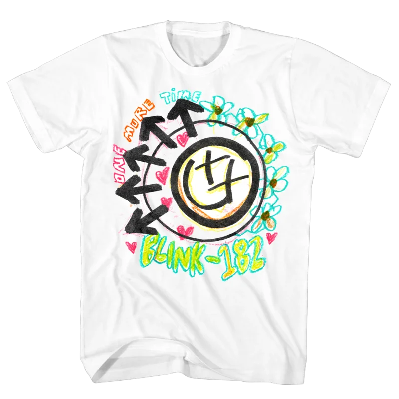 BLINK 182 'WHITE CRAYON' T-SHIRT