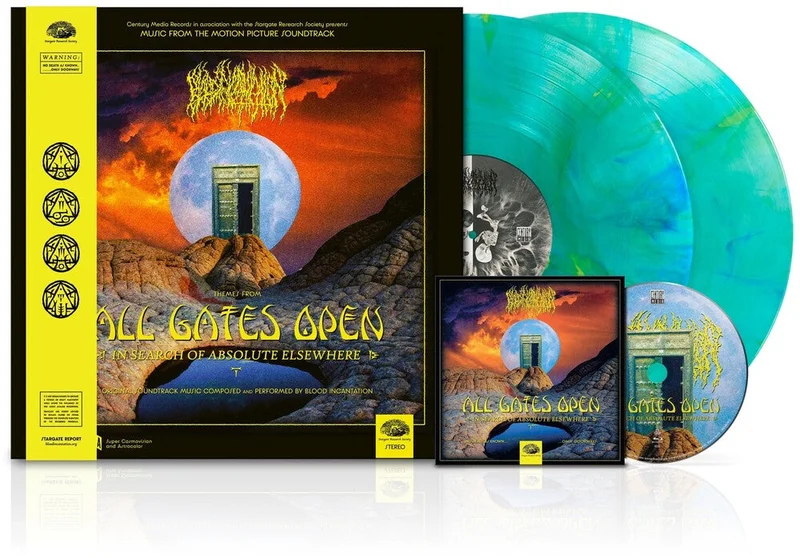 Blood Incantation: All Gates Open (Original Motion Picture Soundtrack) 2x12" (Algae Vinyl) with Blu Ray (PRE-ORDER)
