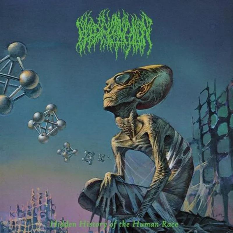 BLOOD INCANTATION 'HIDDEN HISTORY OF THE HUMAN RACE' LP - NEON GREEN