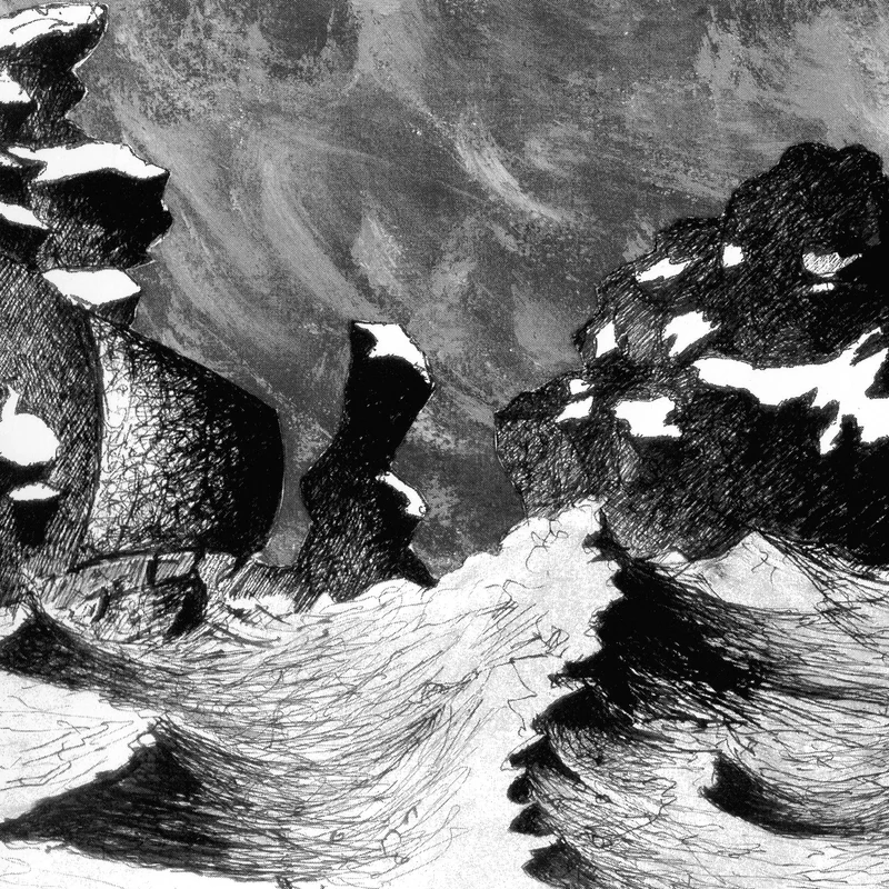 BLUT AUS NORD 'ULTIMA THULE' HEAVY LP - ELECTRIC BLUE/SILVER