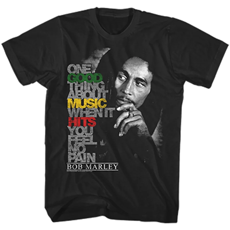 BOB MARLEY GOOD MUSIC HITS black