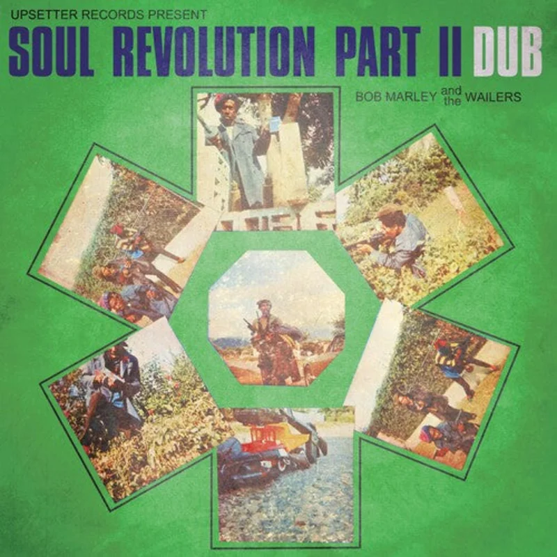 BOB MARLEY & THE WAILERS 'SOUL REVOLUTION PART II DUB' LP - GREEN SPLATTER
