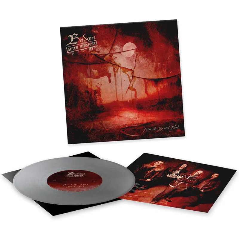 BODOM AFTER MIDNIGHT 'PAINT THE SKY WITH BLOOD' 10" EP - LTD. 200 - SILVER