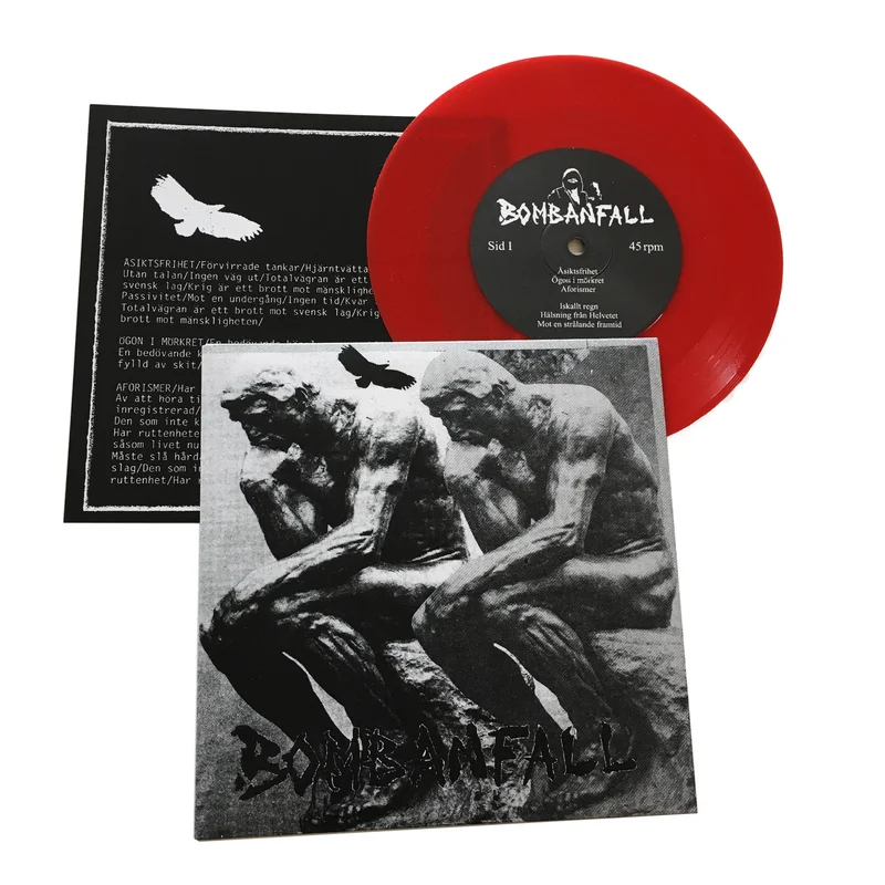 Bombanfall: siktsfrihet 7" (2nd press, red vinyl)