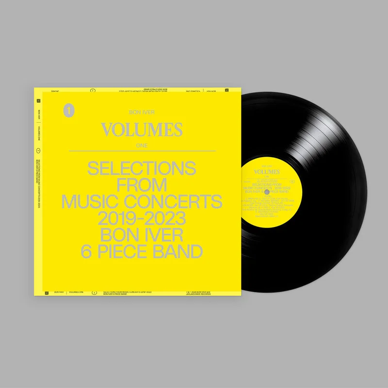 Bon Iver: VOLUMES: ONE "SELECTIONS FROM MUSIC CONCERTS 2019-2023 BON IVER 6 PIECE BAND" 12"