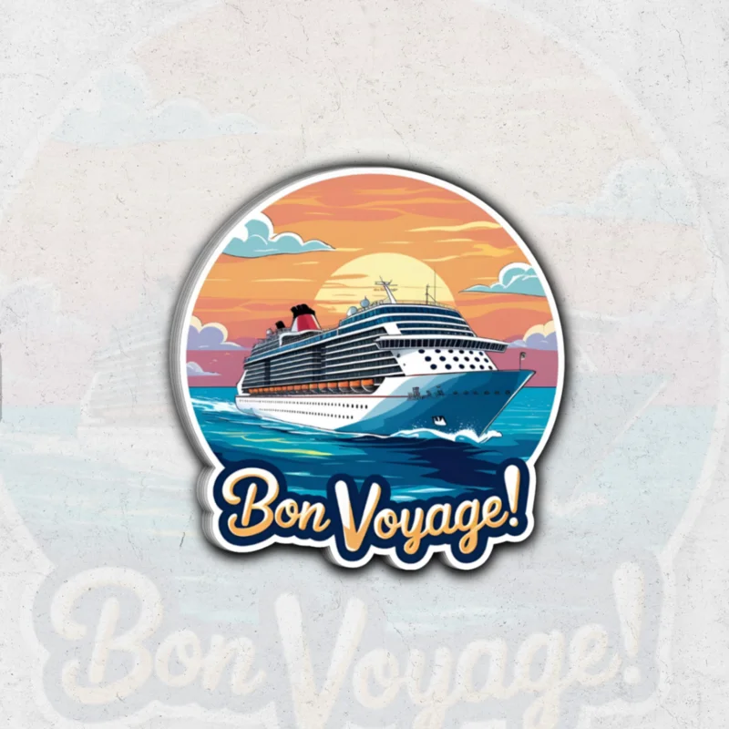Bon Voyage! (SK Exclusive)- glossy vinyl sticker