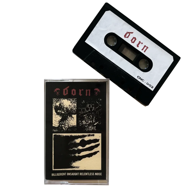 BORN: Belligerent Onslaught Relentless Noise cassette