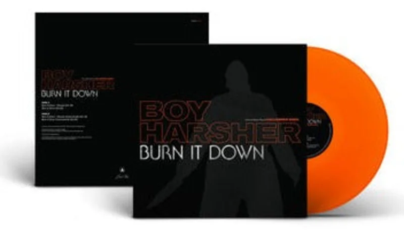BOY HARSHER 'BURN IT DOWN' 12" EP - PUMPKIN ORANGE