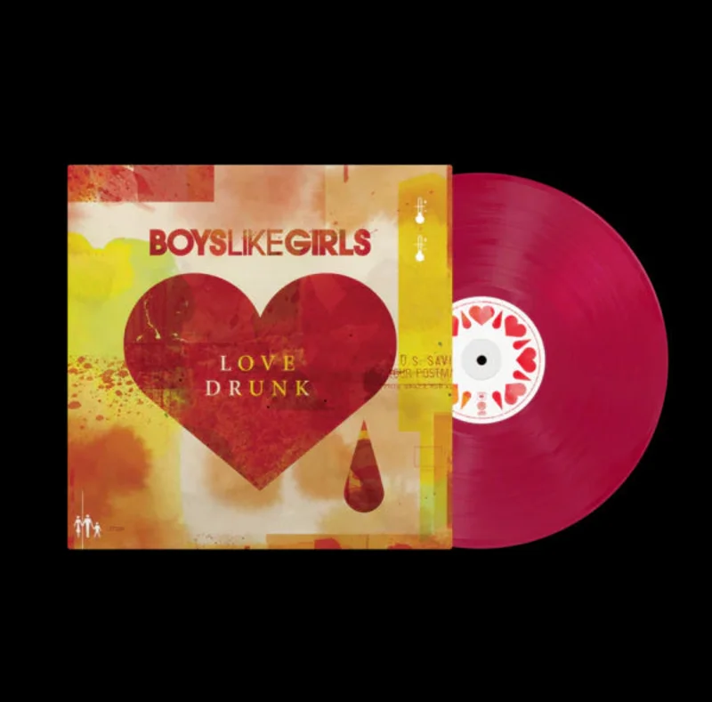 BOYS LIKE GIRLS 'LOVE DRUNK' LP - MAGENTA