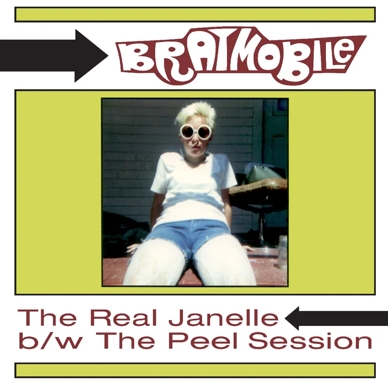 BRATMOBILE - THE REAL JANELLE b/w THE PEEL SESSION - VINYL LP