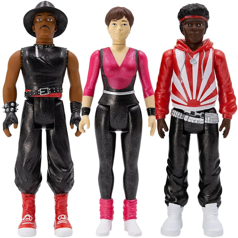BREAKIN' REACTION FIGURES 'OZONE, SPECIAL K, TURBO 3 PACK - METALLIC