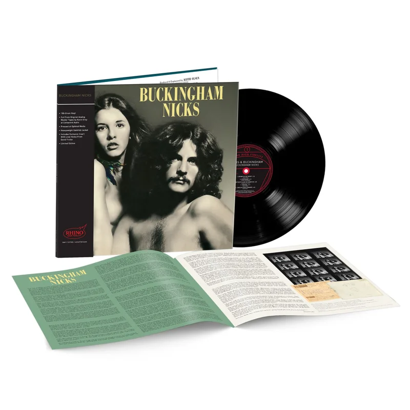 BUCKINGHAM NICKS - BUCKINGHAM NICKS - RHINO HIGH FIDELITY EDITION - BLACK COLOR - VINYL LP