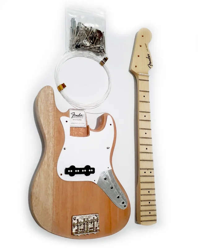 BUILD YOUR OWN FENDER JAZZ BASS MODEL KIT - MINI GUITAR