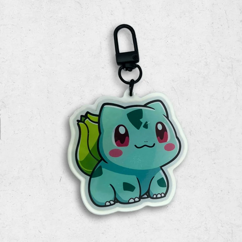 Bulbasaur pickachu pokmon acrylic keychain