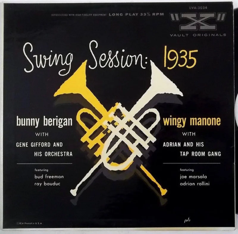Bunny Berigan With Gene Gifford And His Orchestra / Wingy Manone With Adrian And His Tap Room Gang: Swing Session: 1935 10"