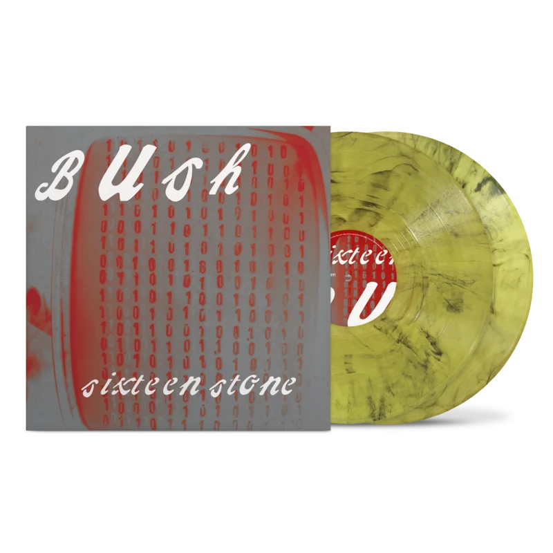 BUSH 'SIXTEEN STONE 30TH ANNIVERSARY 2LP - LTD. 500 - HIGHLIGHTER SMOKE