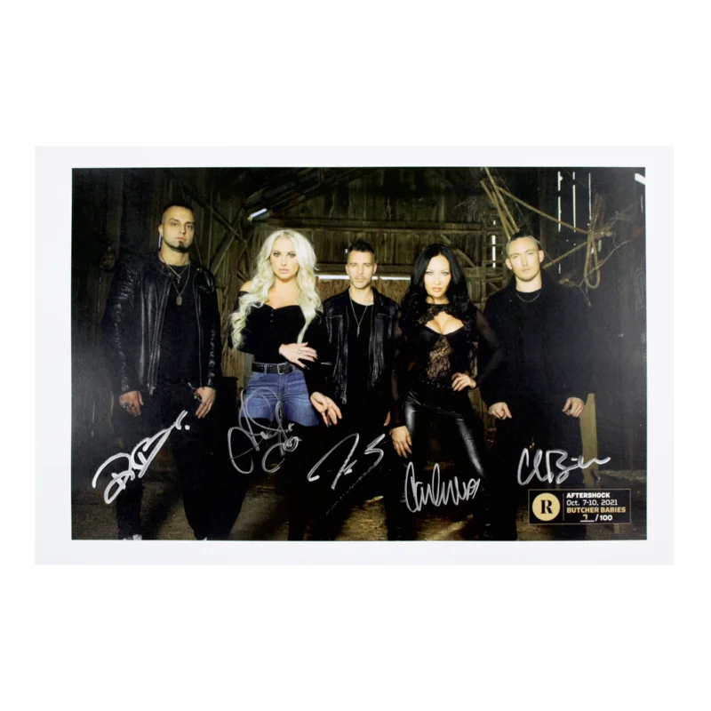 BUTCHER BABIES X REVOLVER AFTERSHOCK- SIGNED FESTIVAL POSTER