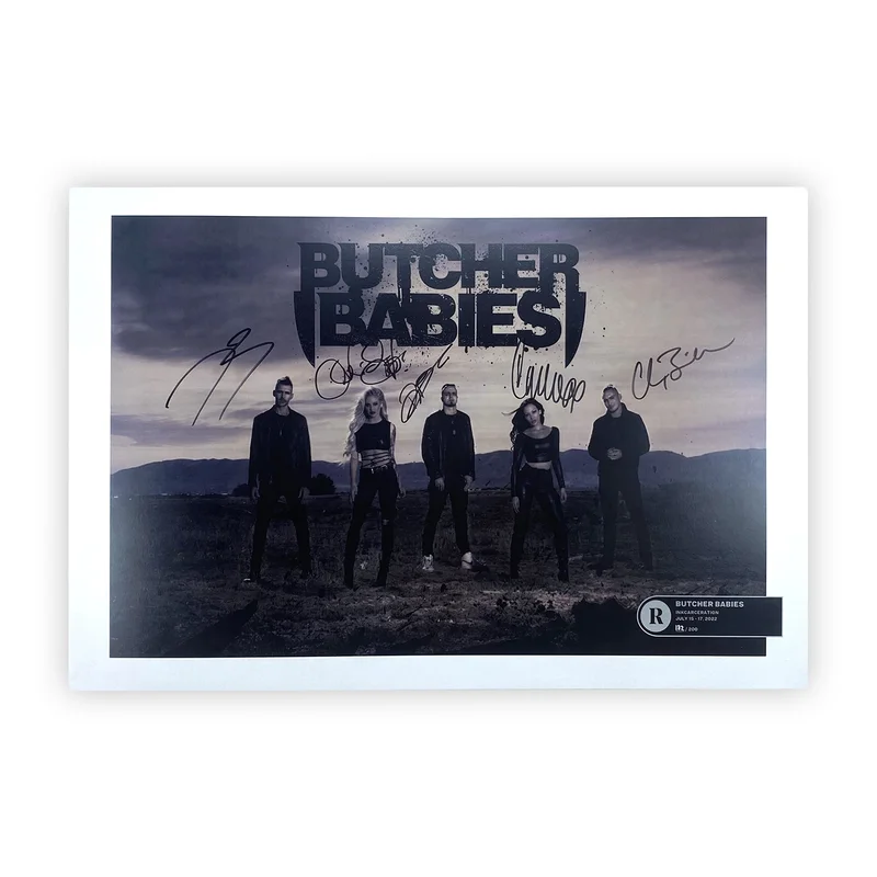 BUTCHER BABIES x REVOLVER x INKCARCERATION 2022 NUMBERED POSTER - LTD.