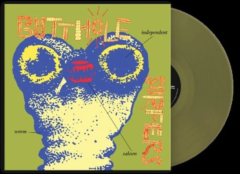 BUTTHOLE SURFERS 'INDEPENDENT WORM SALOON' LP - SWAMP GREEN