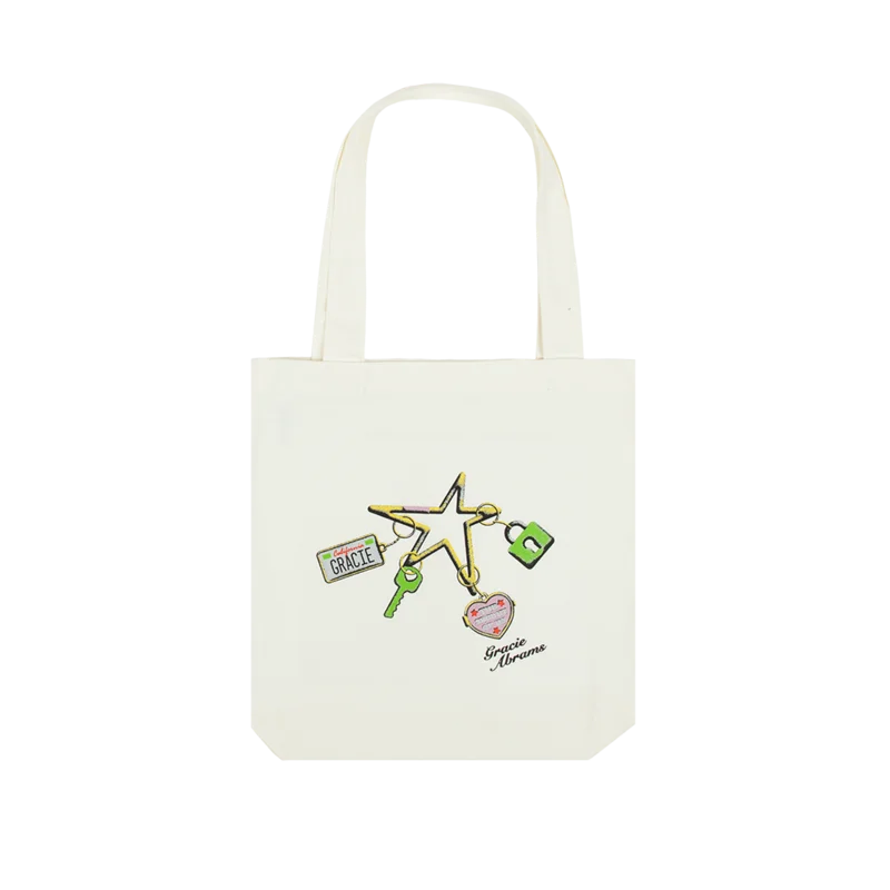 California License Plate Charm Tote