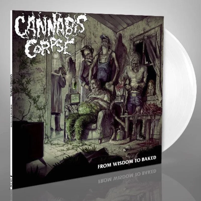 CANNABIS CORPSE 'FROM WISDOM TO BAKED' LP - WHITE