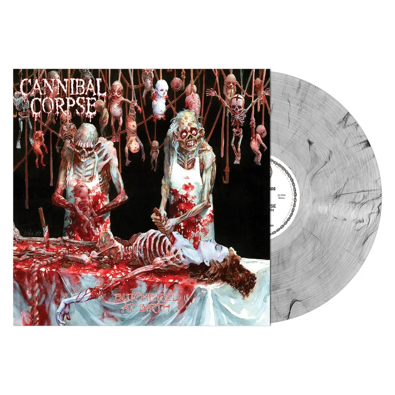 CANNIBAL CORPSE 'BUTCHERED AT BIRTH' LP - SMOKE