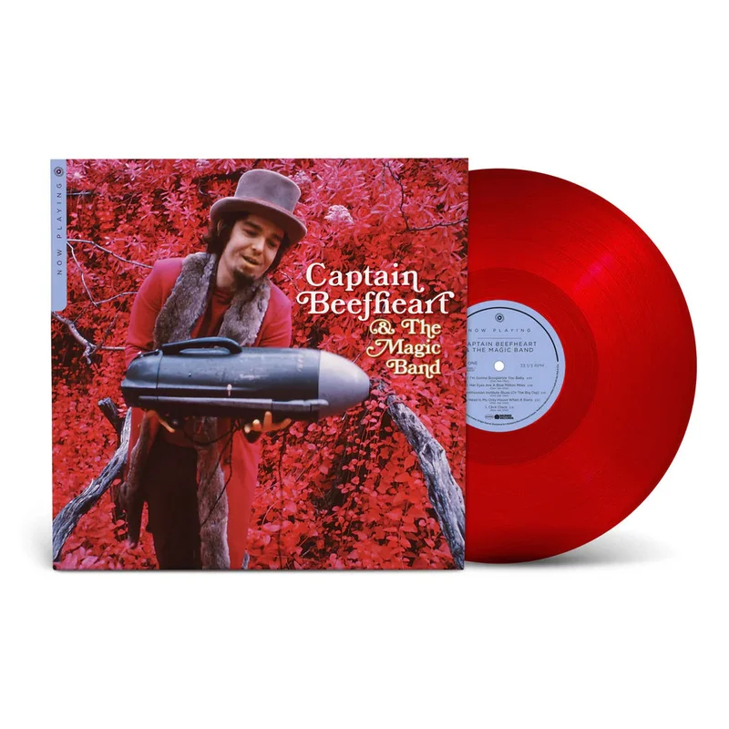CAPTAIN BEEFHEART - NOW PLAYING - RED COLOR - VINYL LP