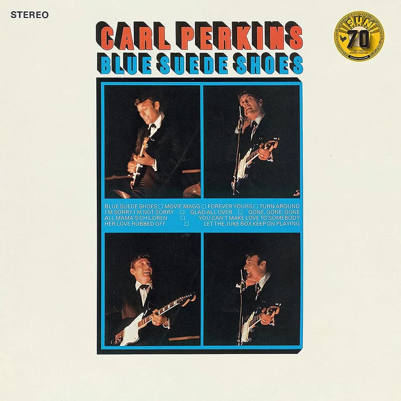 CARL PERKINS 'BLUE SUEDE SHOES' LP