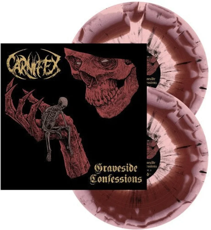 CARNIFEX 'GRAVESIDE CONFESSIONS' 2LP - RED/PINK SWIRL/BLACK SPLATTER