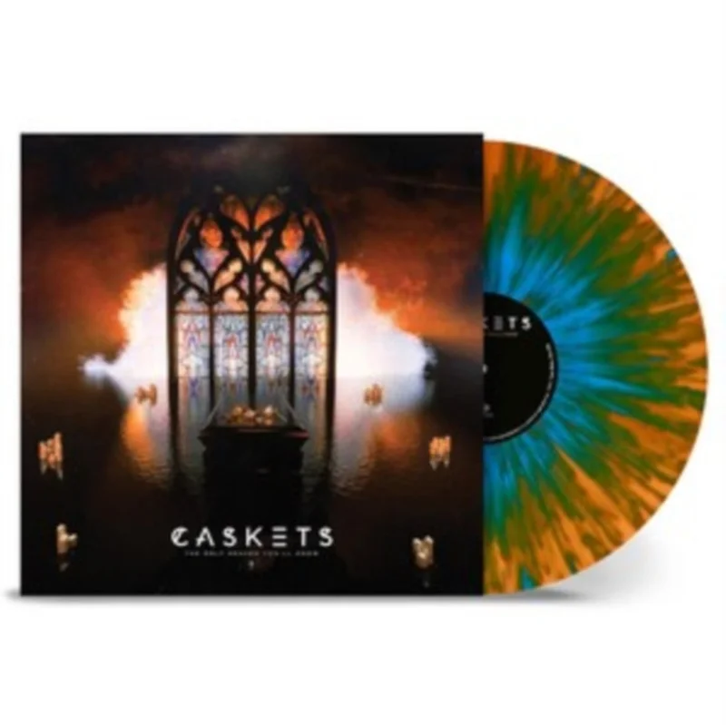 CASKETS THE ONLY HEAVEN YOULL KNOW LP - ORANGE/SKY BLUE/SPLATTER