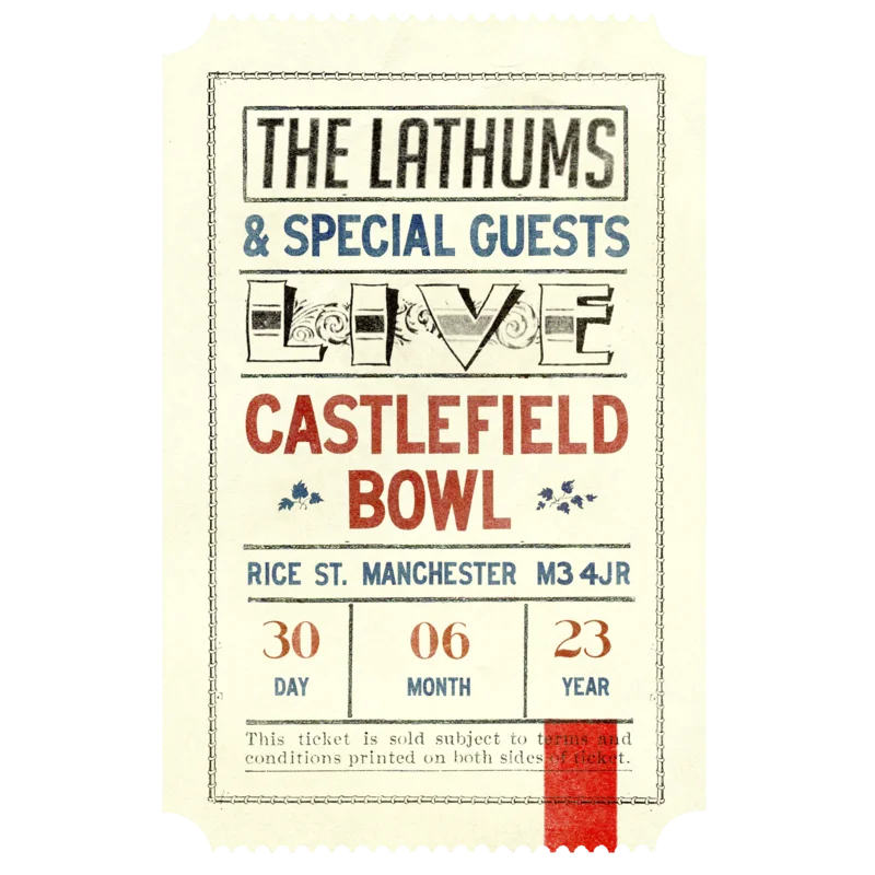 Castlefield Bowl Limited Edition Commemorative Ticket