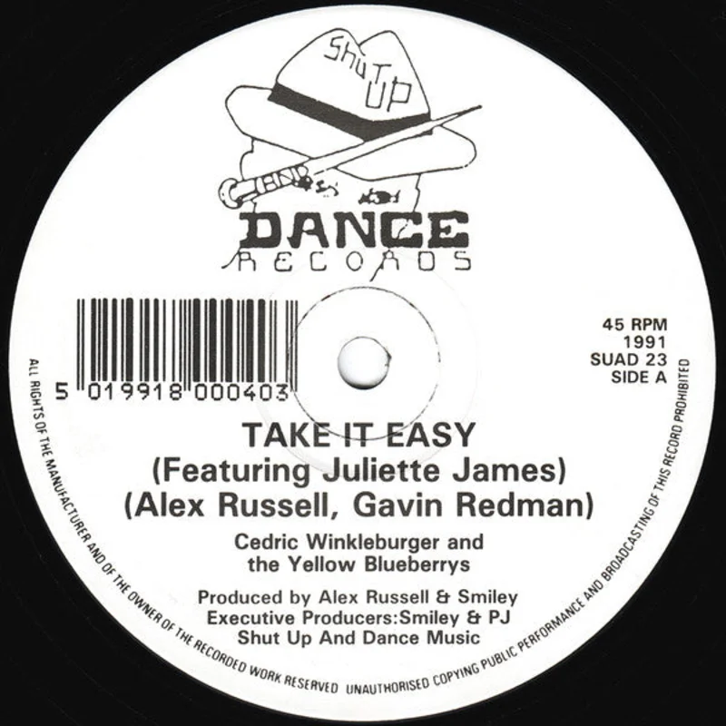 Cedric Winkleburger & The Yellow Blueberries: Take It Easy 12"