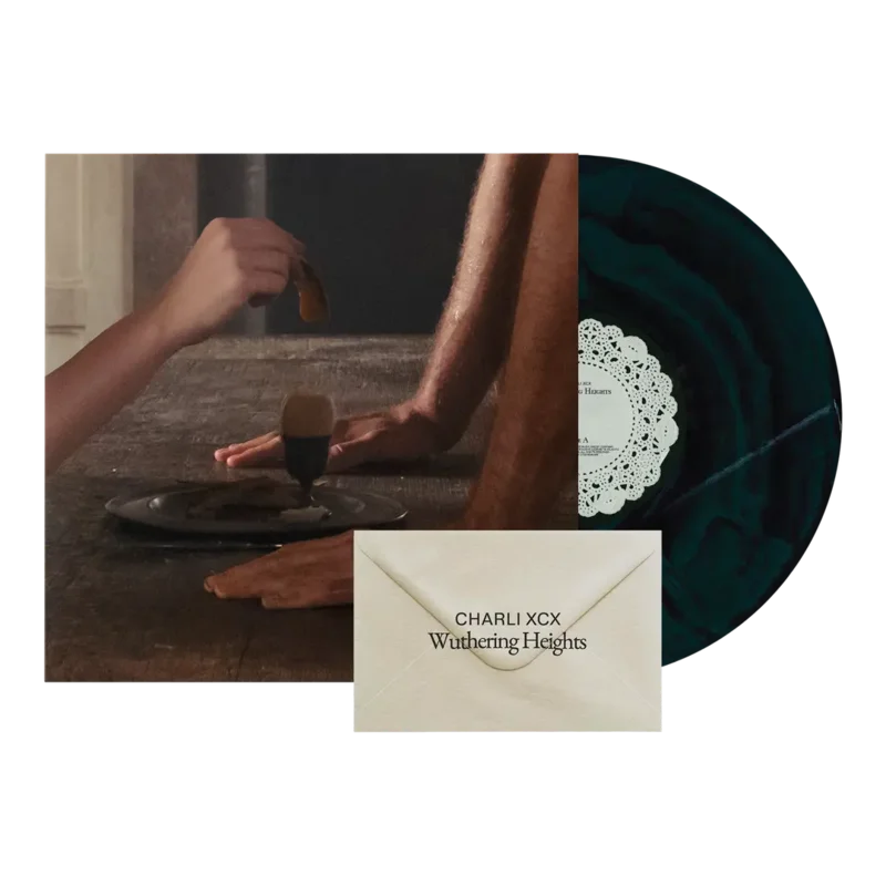 CHARLI XCX 'WUTHERING HEIGHTS' LP (Galaxy Green/Black Vinyl)