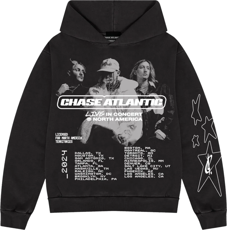 CHASE ATLANTIC '2024 NORTH AMERICA TOUR' HOODIE