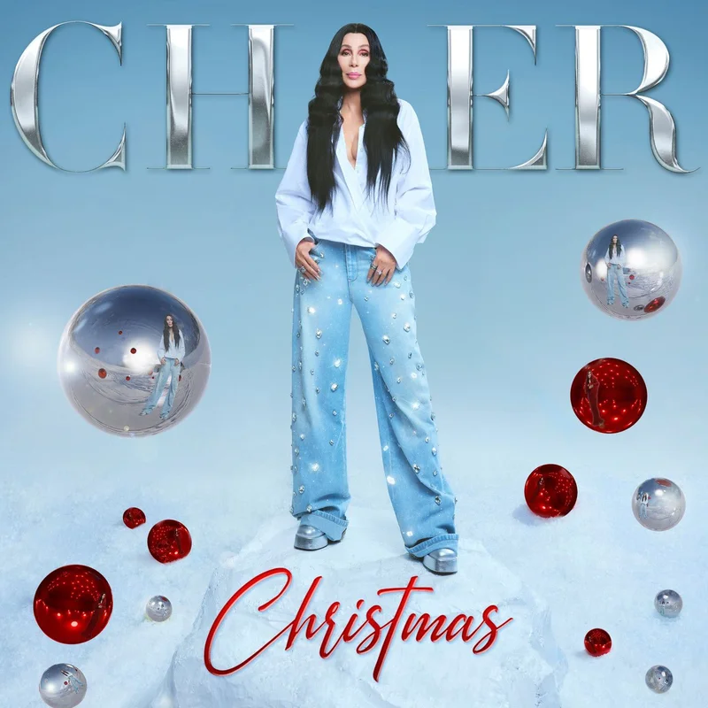 CHER - CHRISTMAS - RED COLOR - VINYL LP