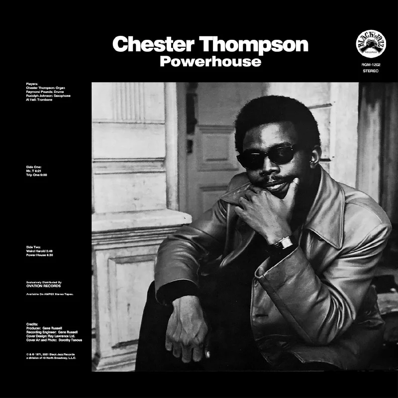 Chester Thompson: Powerhouse 12" (blue with black swirl vinyl)