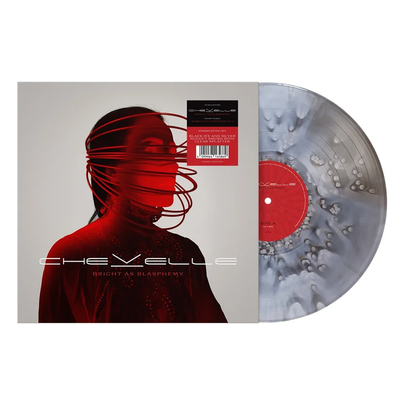 CHEVELLE 'BRIGHT AS BLASPHEMY' LP - BLACK ICE/SILVER NUGGET/CLEAR SPLATTER