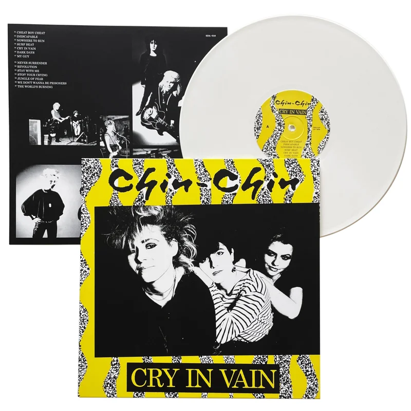 Chin-Chin: Cry in Vain 12" white vinyl