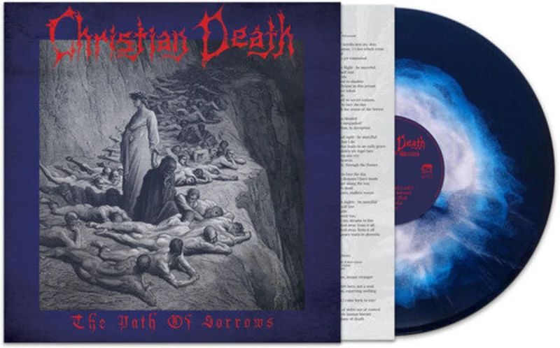 CHRISTIAN DEATH 'PATH OF SORROWS' LP - BLUE HAZE