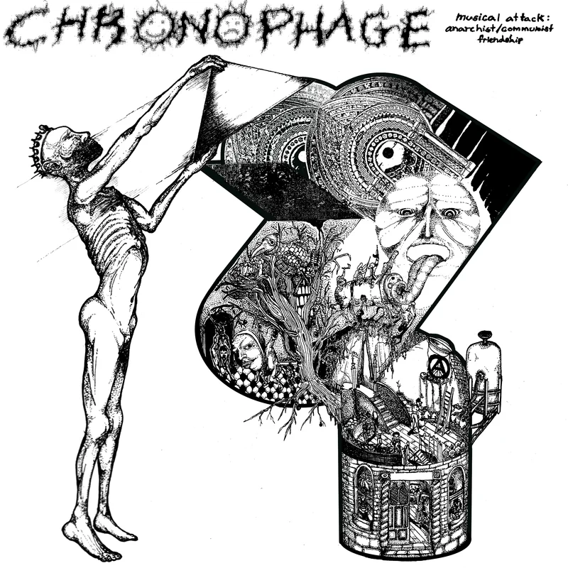 Chronophage: Musical Attack - Communist + Anarchist Friendship 7"