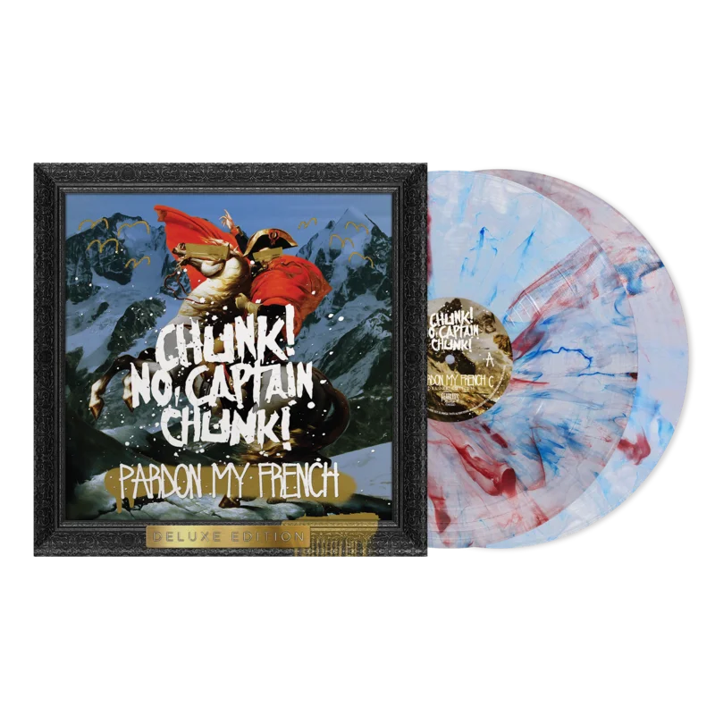 CHUNK! NO, CAPTAIN CHUNK! 'PARDON MY FRENCH' 2LP (Red/White/Blue Marble Vinyl)