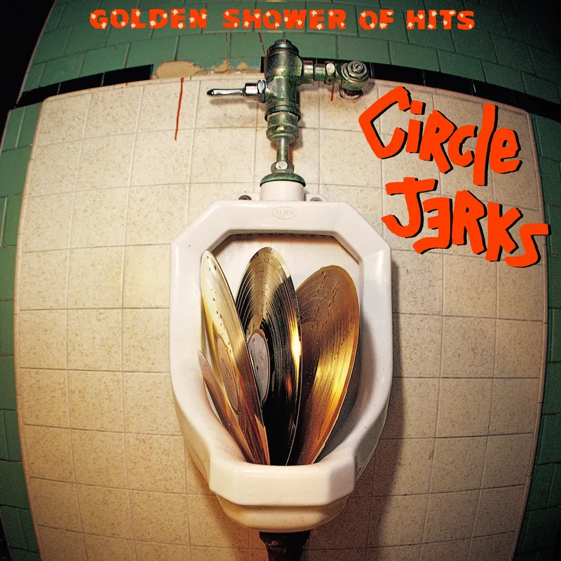 CIRCLE JERKS 'GOLDEN SHOWER OF HITS' LP - TRANSPARENT YELLOW