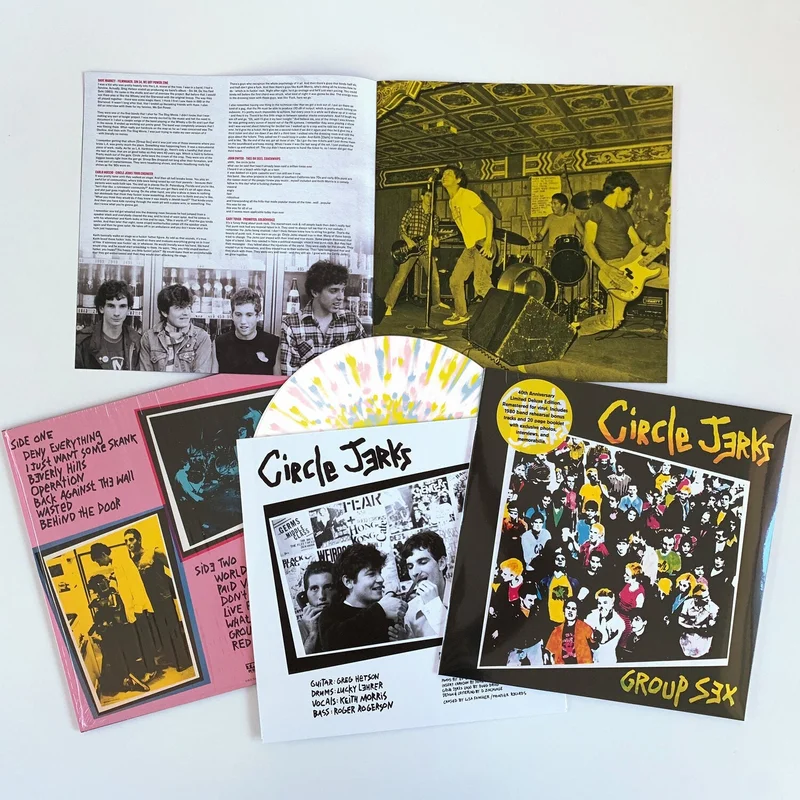 CIRCLE JERKS GROUP SEX 40TH ANNIVERSARY EDITION LP (40th anniversary edition w/ fanzine)
